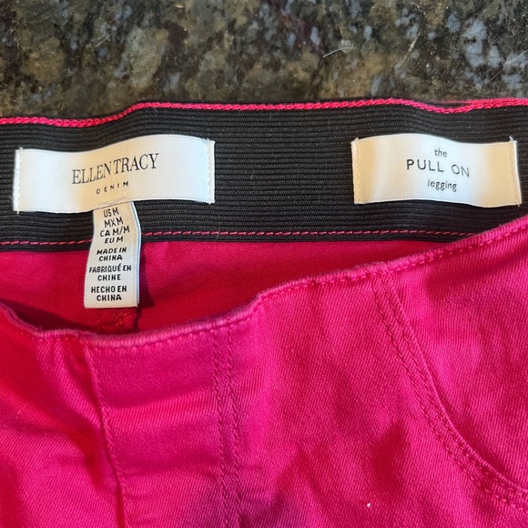 Ellen Tracy Denim Leggings Size M - Picture 5 of 5